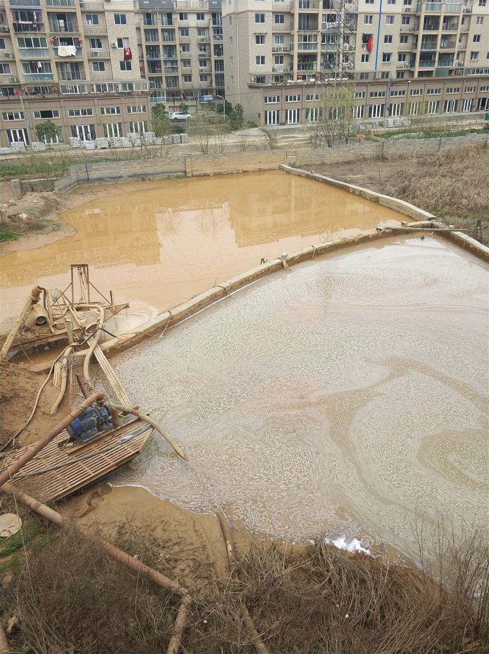 青松路街道沉淀池淤泥清理-厂区废水池淤泥清淤