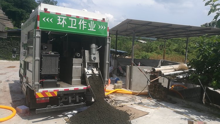 青松路街道污泥干湿分离技术