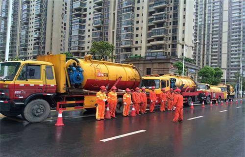 青松路街道市政管道清淤